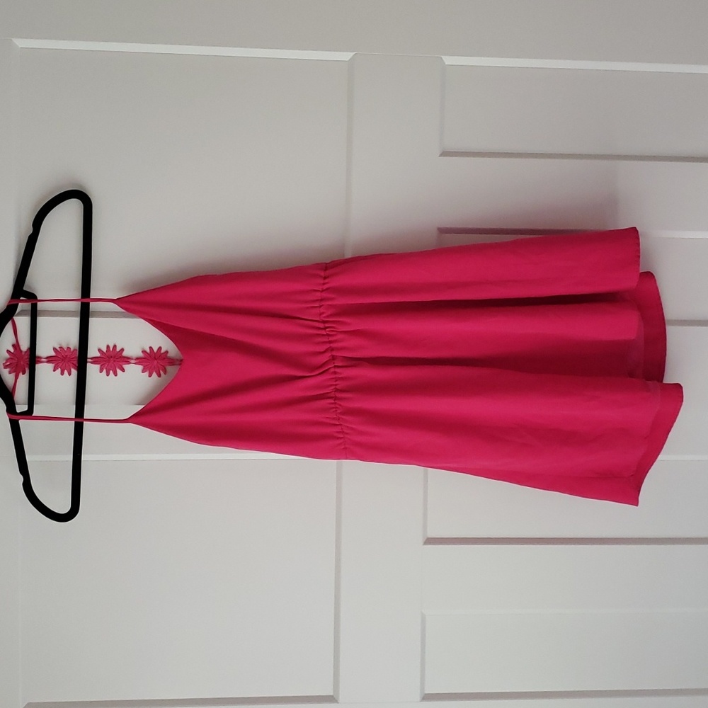 Alya Womens Size Small Hot Pink Mini Dress
